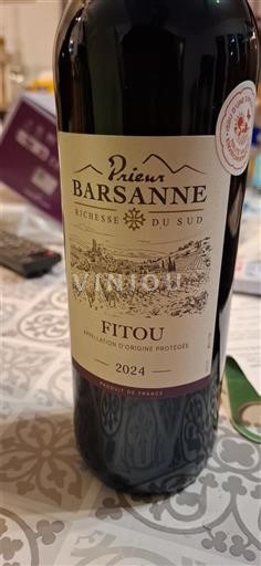 Languedoc Fitou Prieur Barsanne 2024