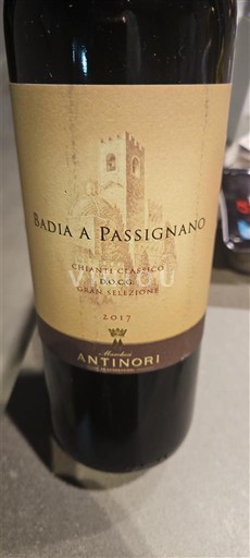 Toscana Ospecificerad Antinori Badia a Passignano 2017