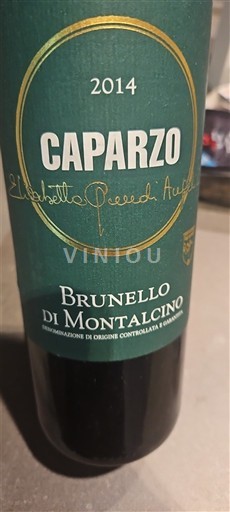 Toscana Brunello di Montalcino. Caparzo 2014