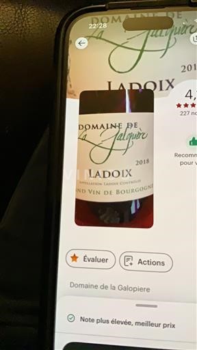 Borgonha Ladoix Domaine La Galopière 2018