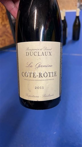 Valle del Ródano Côte-rôtie Domaine Duclaux La germine 2011