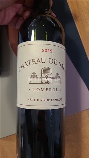 Bordeaux Pomerol Château Sales 2019