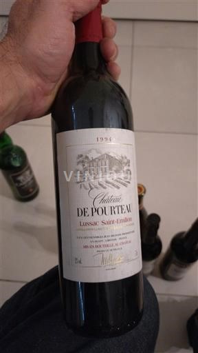 Bordéus Lussac-Saint-Émilion Château Pourteau 1996