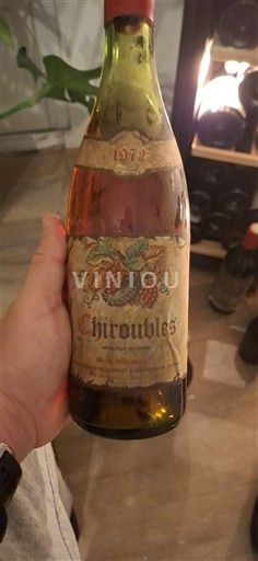 Beaujolais Chiroubles Louis melinand 1972