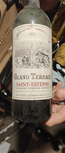 Burdeos Saint-Estèphe Grand Terrasse 1982