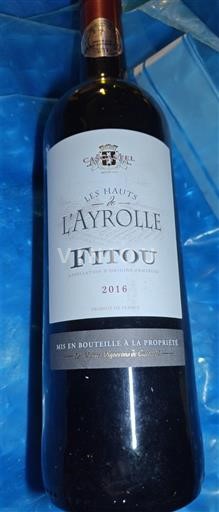 Languedoc Fitou Les Vignerons de Cascastel Les Hauts de L'Ayrolle 2016