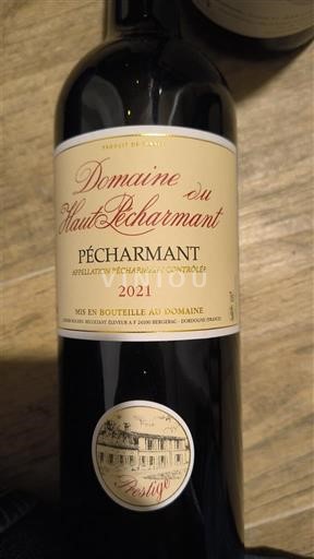 Sydvestfrankrig Pécharmant Domaine Hautécharmant Prestige 2021