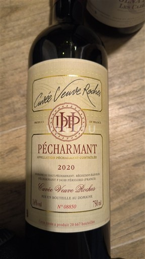 Sydvestfrankrig Pécharmant Domaine Haut-Pecharmant Veuve Roches 2020