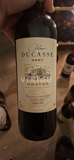 Bordéus Graves Château Casse 2007