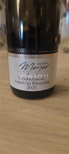 Alsace Gewurztraminer Grand Cru Hubert Meyer Gewurztraminer Grand Cru Winzenberg 2021