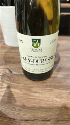 Bourgondië Auxey-Duresses François d'Allaines 2020