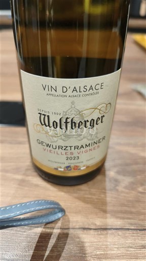 Alsacia Wolfberger Gewurztraminer Vieilles Vignes 2023