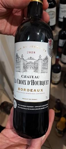 Vinos Rouge sec Château La Croix d'Hourquet 2018 Francia Burdeos Bordeaux AOC