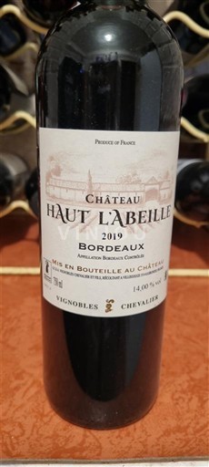Bordeaux Château Haut L'Abeille 2019
