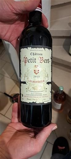 Bordeaux Saint-Émilion Grand Cru Grand Cru Château Petit Vert 2015