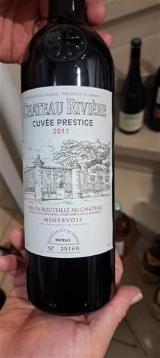 Languedoque Minervois Château Rivière Prestige 2011