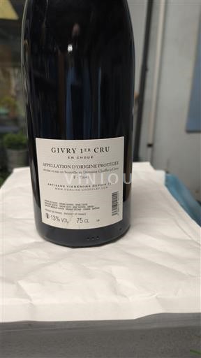 Borgonha Givry Premier Cru En Choué Não Sazonado