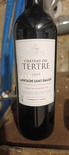 Bordeaux Montagne-saint-émilion Château Tertre 2019