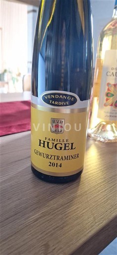 Víno Blanc moelleux Gewurztraminer Vendange Tardive Famille Hugel 2014 Francie Alsasko Vin de France