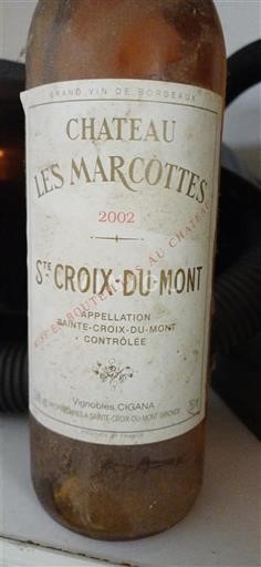 Bordeaux Sainte-Croix-Du-Mont Château Les Marcottes 2002