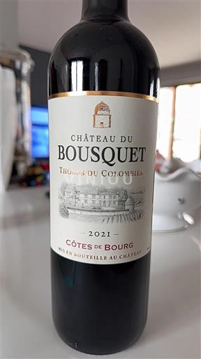Burdeos Côtes-de-bourg Château Bousquet Thomas du Colombier 2021