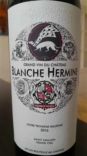 Bordeaux Saint-Émilion Grand Cru Grand Cru Château Blanche Hermine 2016