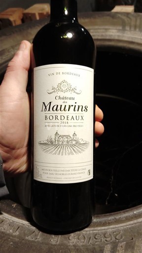 Bordeaux Château Maurins 2018