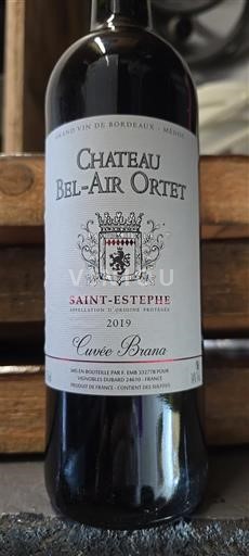 Burdeos Saint-Estèphe Château Bel-Air Ortet Brana 2019