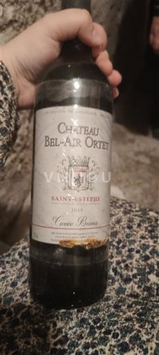Bordeaux Saint-Estèphe Château Bel-Air Ortet Brana 2019