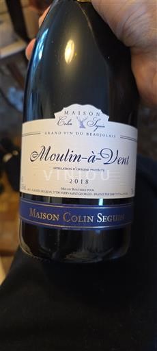 Beaujolais Moulin-à-vent Maison Colin Seguin 2018