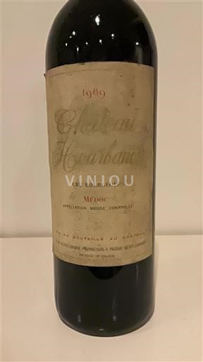 Bordeaux Médoc Château Hourbanon 1989 1989