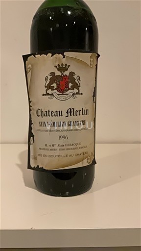Bordeaux Saint-Émilion Grand Cru Château Merlin 1996