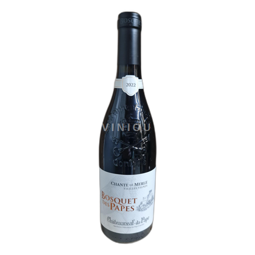 Valle del Ródano Châteauneuf-du-Pape. Bosquet des Papes Chante Le Merle Vieilles Vignes 2022