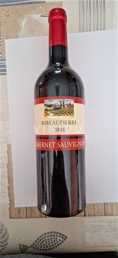 Languedoc và Roussillon Vùng đất Oc Ribeaupierre Cabernet Sauvignon 2008