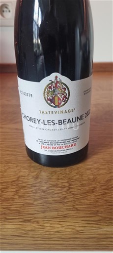 Bourgogne Chorey-lès-Beaune Jean Bouchard Tastevinage 2022