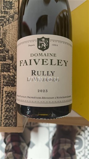 Bourgogne Rully Domaine Faiveley Les Villeranges 2023