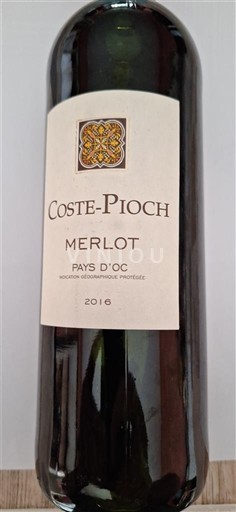 Languedoc et Roussillon Pays d'oc Coste-Pioch 2016