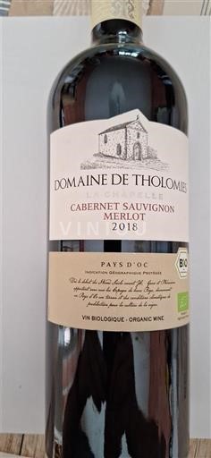 Languedoc a Roussillon Pays d'Oc Domaine Tholomies Cabernet Sauvignon Merlot 2018