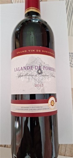 Bordeaux Lalande-de-Pomerol Pomerol 2012