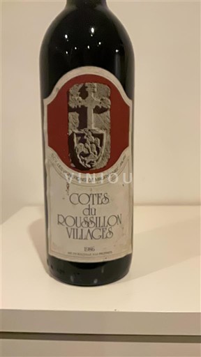 Roussillon Côtes du Roussillon Villages Lescombes de Malvies 1986