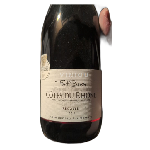 Rhônen laakso Côtes-du-rhône Font Sante 2022