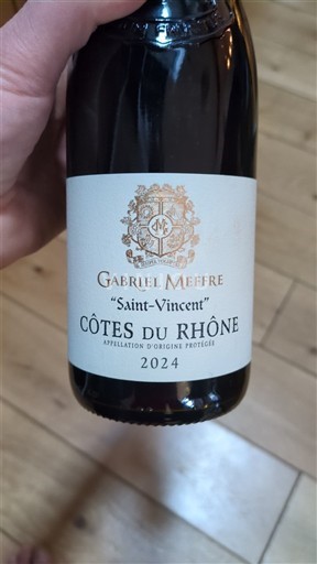 Thung lũng Rhône Côtes-du-rhône Gabriel Meffre Saint-Vincent 2024