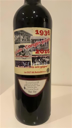Languedoc a Roussillon Pays d'Oc 80 ans Congés Payés 2016