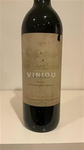 Bordeaux Médoc Château Hourbanon 1988 1988