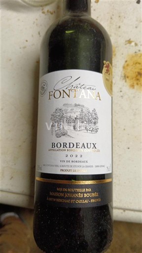 Bordeaux Château Fontana 2022