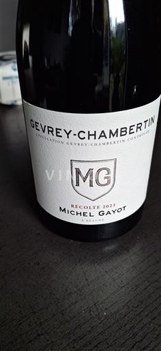 Burgundy Gevrey-Chambertin Michel Gayot MG 2021