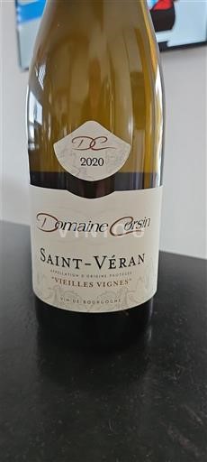 Burgund Saint-Véran Domaine Corsin Vieilles Vignes 2020