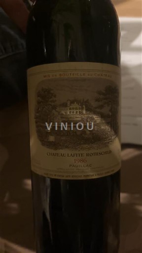 Bordeaux Pauillac Grand Cru Château Lafite Rothschild 1988