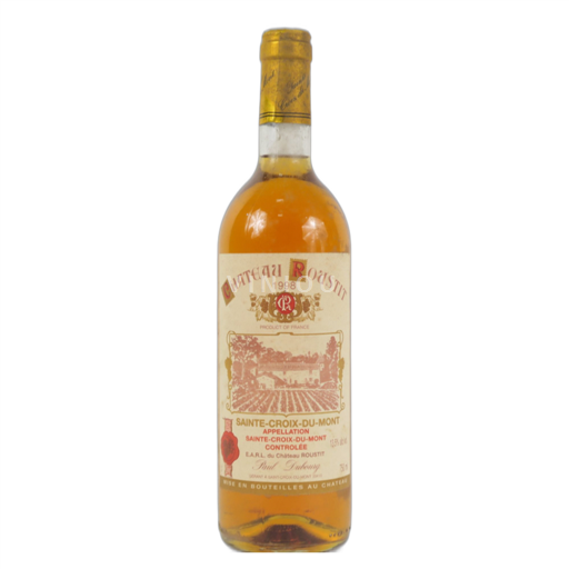 Vin Blanc sec Château Rousit 1998 France Bordeaux Sainte-Croix-Du-Mont AOC