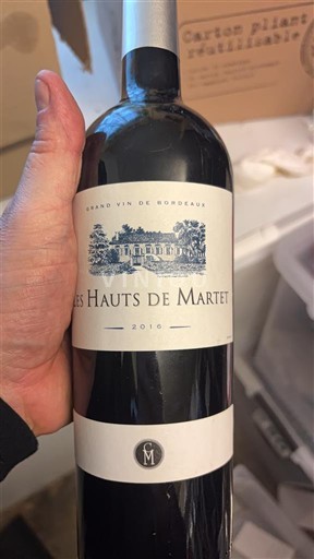 Bordeaux Les Hauts de Martet 2016